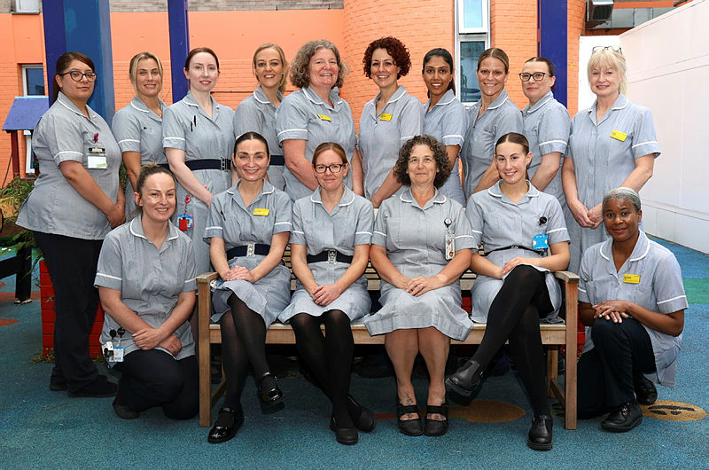 Sixteen of RWT’s 27 Clinical Nurse Specialists, who support more than 3,000 young patients in Wolverhampton