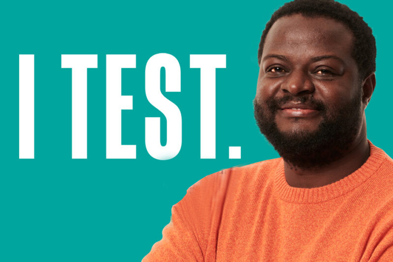 I Test. HIV Testing Week.