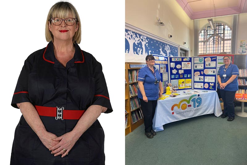 Jane Lawrence, Suzanne Milward, Specialist Health Visitor SEND, and Katie Burford, Health Visitor