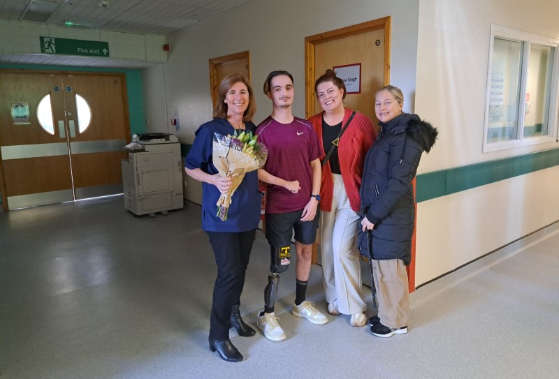 Latest News: Jude Aston surprises staff by walking again