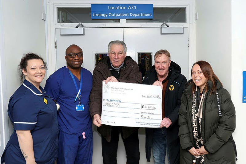 Latest News: Wolves favourites’ donation to help male cancer patients