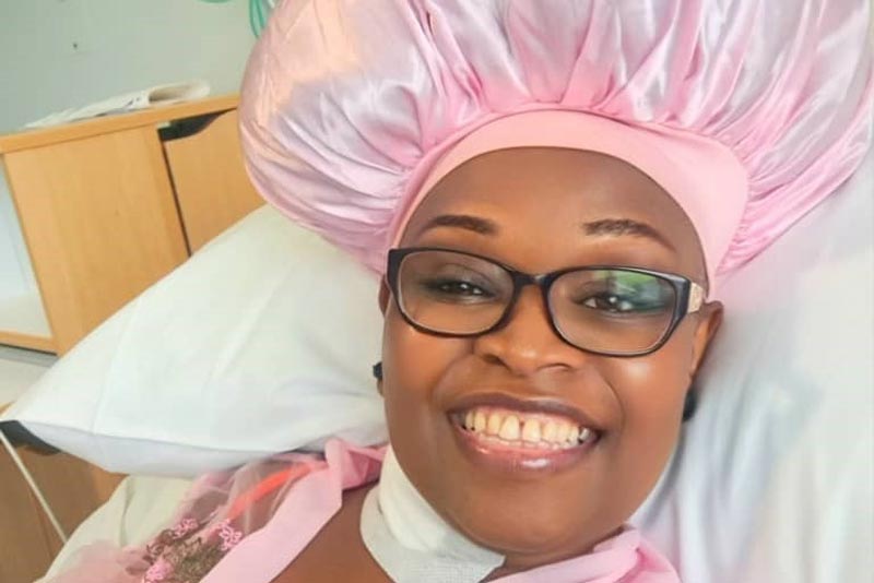 Grateful patient thanks NHS for saving her life