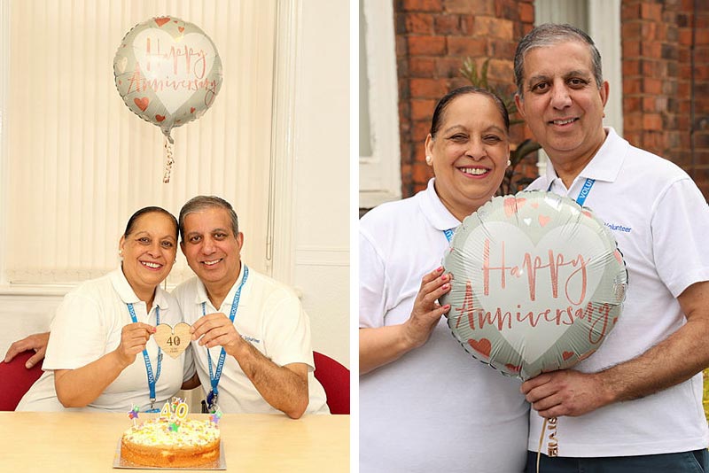 Volunteering couple love making a difference