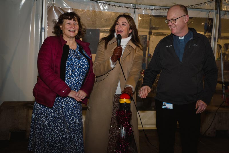 Winter wonderland at New Cross Hospital
