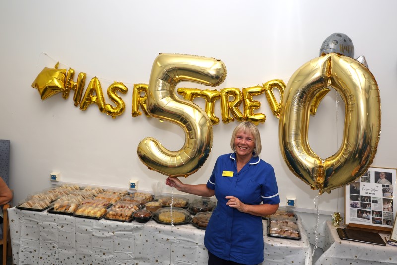 Beloved School Nurse retires after 50 NHS years