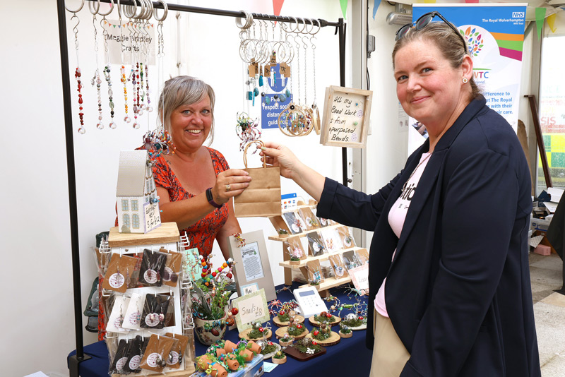 NHS 77 Birthday Celebration Jewelry Stall