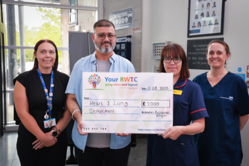 Sponsored walk to raise money following heart attack