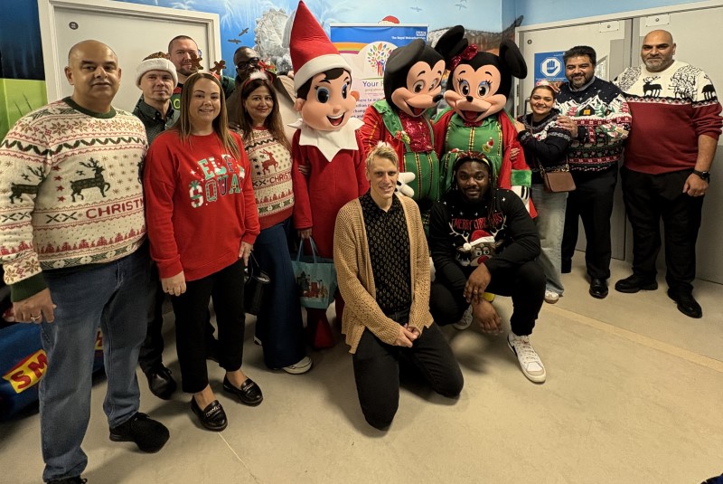 Company spreads seasonal cheer with generous donation