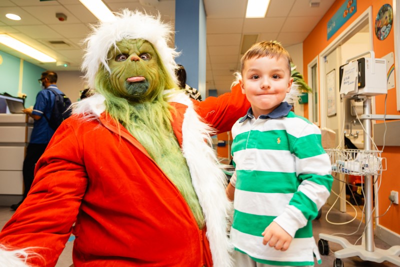 Popular Christmas character spreads festive cheer