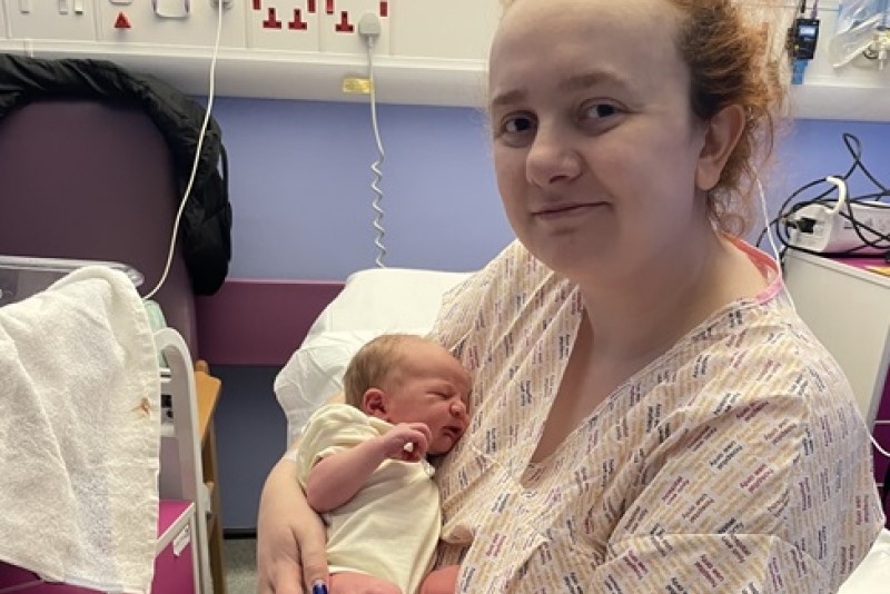 Baby Toby’s a Christmas surprise